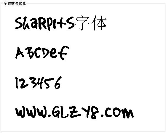 Sharpits字体