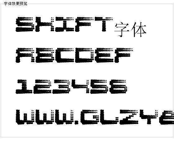 Shift字体