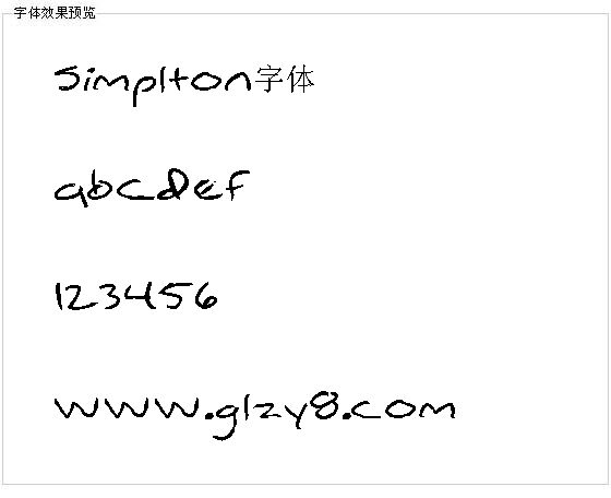 Simplton字体