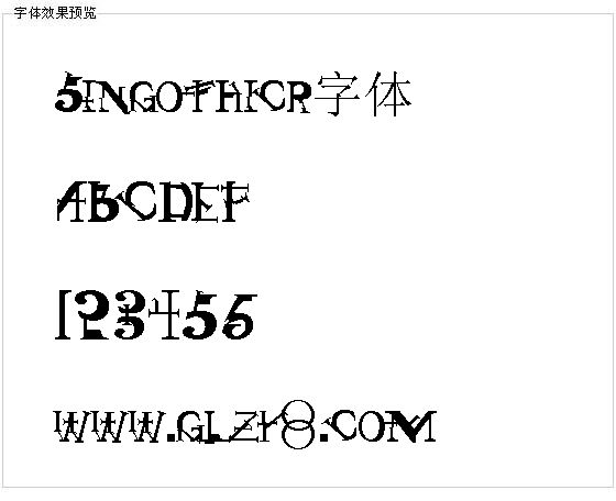 Singothicr字体