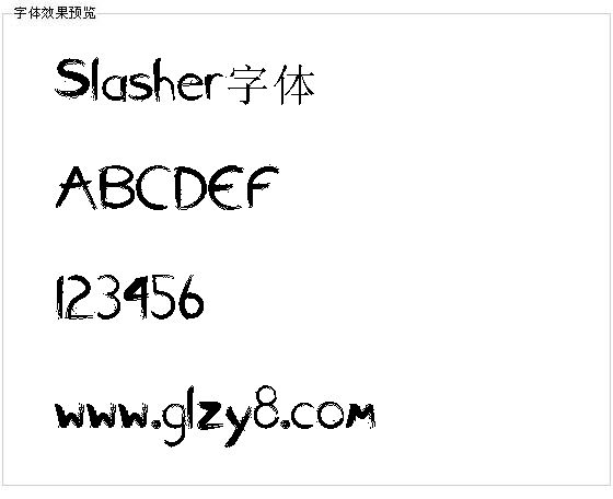 Slasher字体