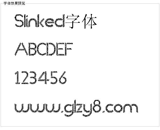 Slinked字体