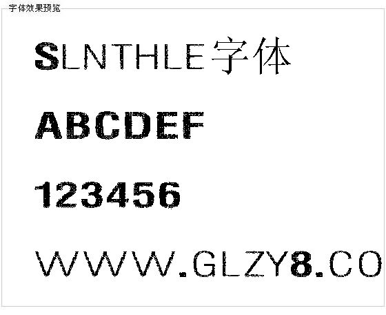 Slnthle字体