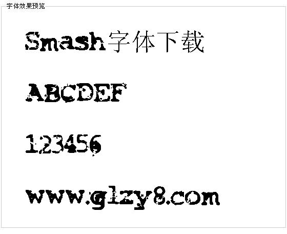 Smash字体下载