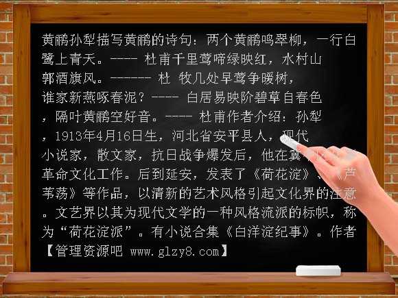 黄鹂PPT课件