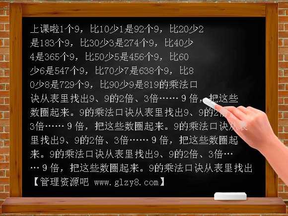 9的乘法口诀PPT课件