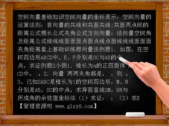 空间向量复习PPT课件