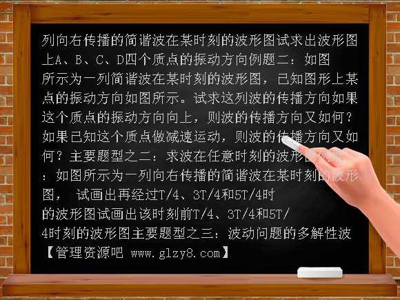 波动图象的应用PPT课件