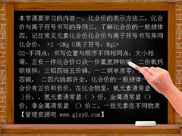 化合价PPT课件