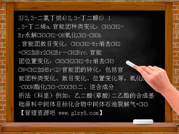 苏教版选修5第4节 有机合成PPT课件
