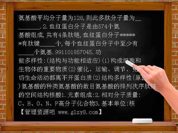 蛋白质与核酸PPT课件