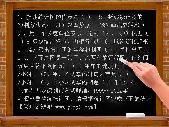 北师大版复式折线统计图试题