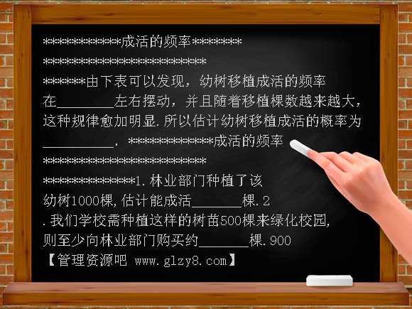 利用频率估计概率（人教版）PPT课件