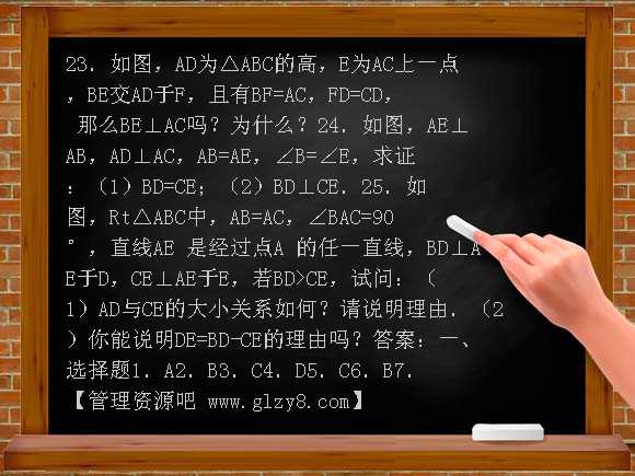 2009中考热点12 图形的全等（含答案）-