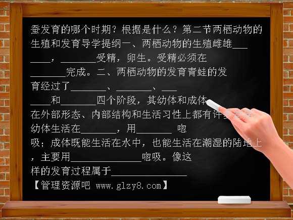 第二章 动物的生殖和发育学案提纲教案
