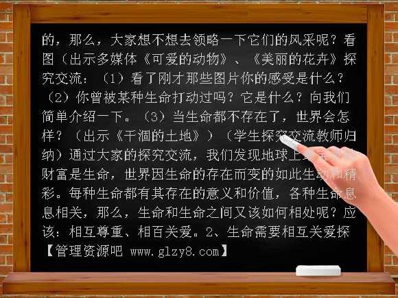 世界因生命而精彩教案 全国优质课教案
