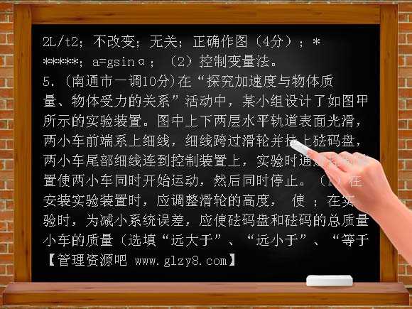 2008高考物理探究性实验题汇编