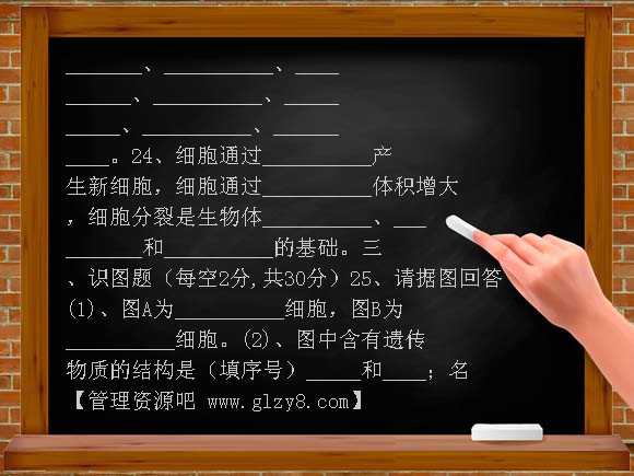 北师大七年级上学期生物第二次月考试题附答案