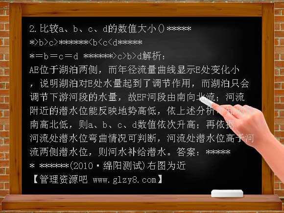 2011年高考一轮复习同步练习1-3-3陆地水、生物和土壤（大纲版）