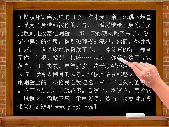 11地下森林断想练习题及答案