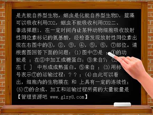第3章 细胞的基本结构测试题及答案