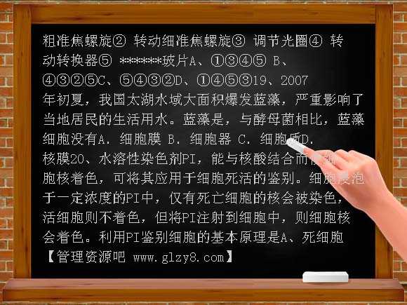 苏教版高一生物期中复习试卷