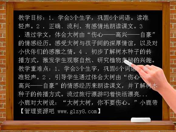 大树的孩子 PPT（鄂教版）PPT课件
