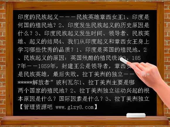 第16课《殖民地人民的抗争》PPT（人教版）PPT课件