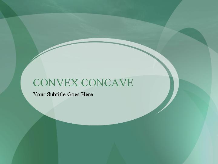 convex concave ppt模板