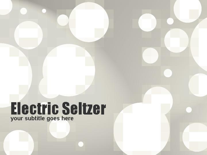 electric seltzer ppt模板