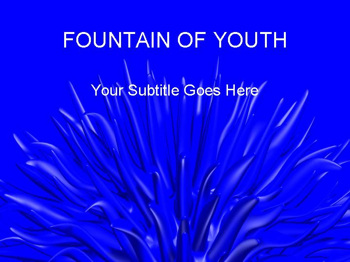 fountain of youth ppt模板