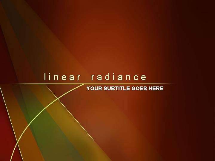 linear radiance ppt模板