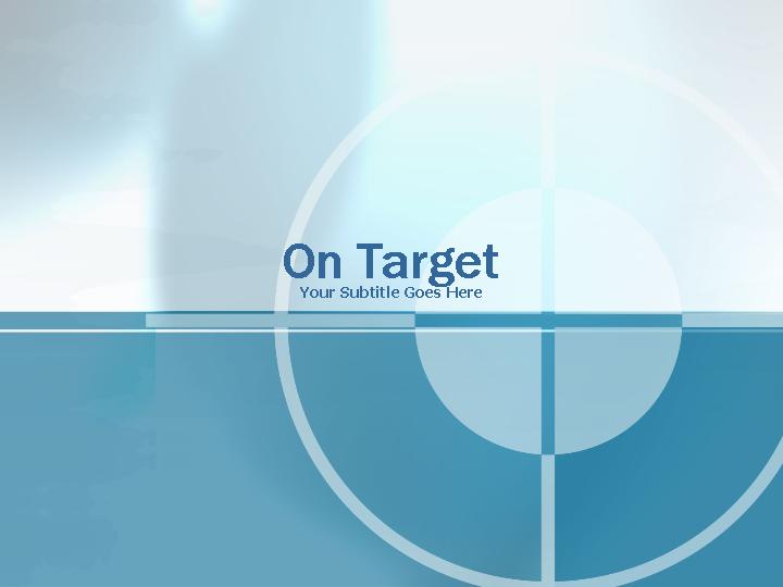 on target ppt模板