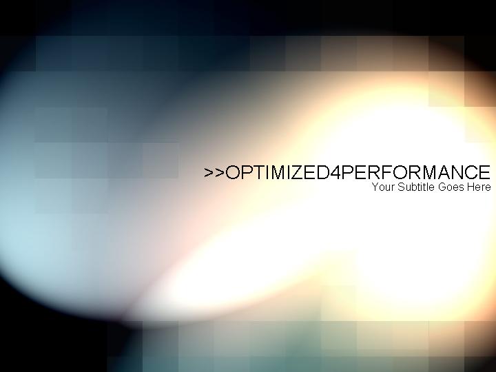 optimized4performance ppt模板