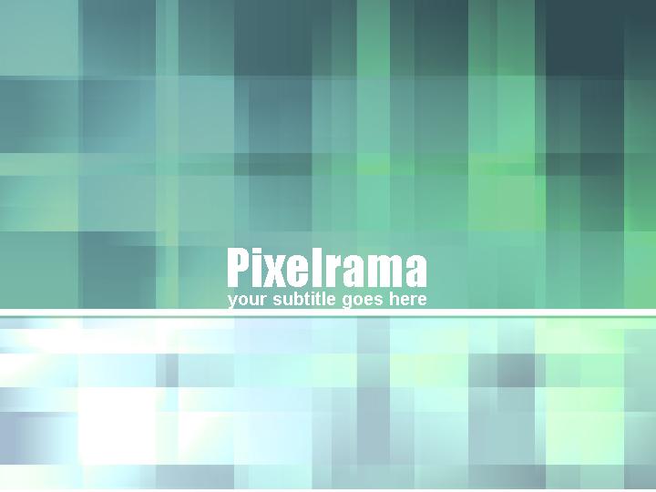 pixelrama ppt模板