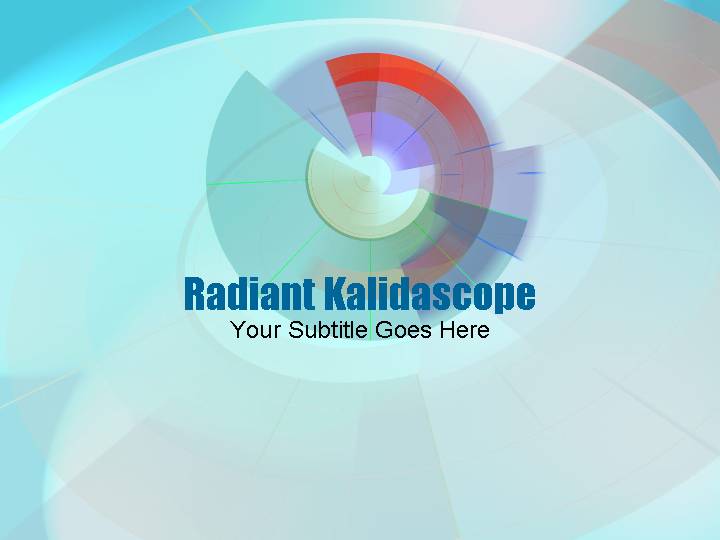 radiant kalidascope ppt模板