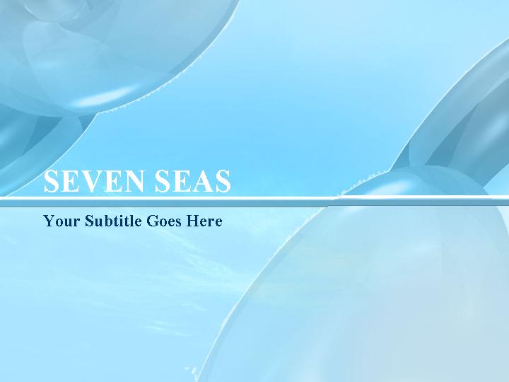 seven seas ppt模板