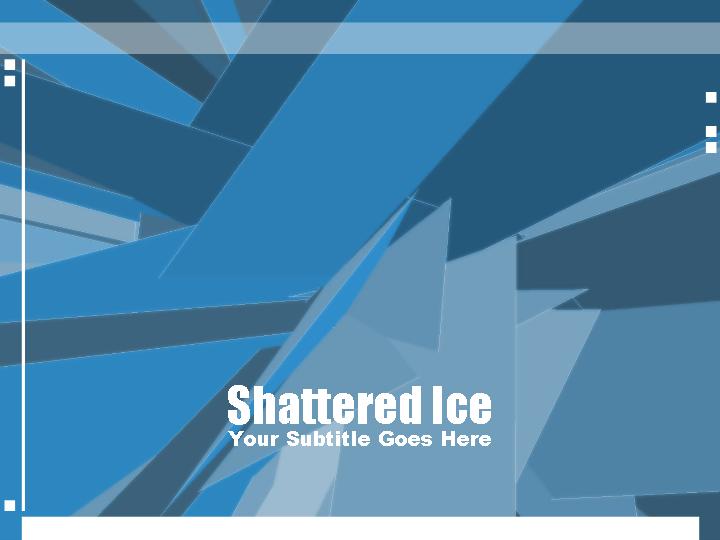 shattered ice ppt模板