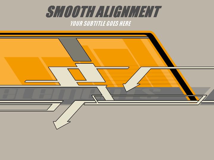 smooth alignment ppt模板