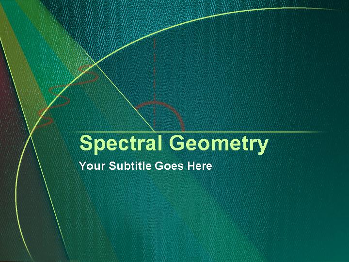 spectral geometry ppt模板