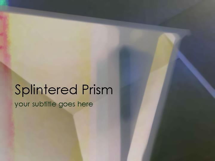 splintered prism ppt模板