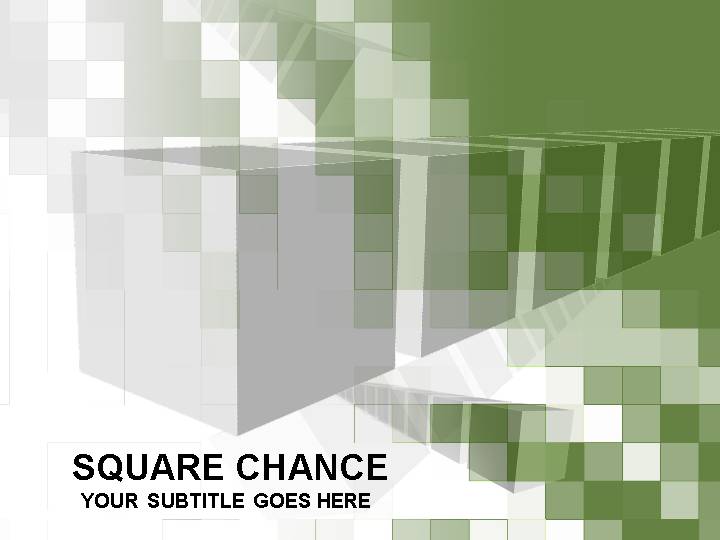 square chance ppt模板