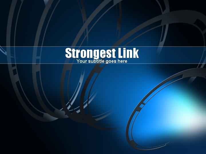 strongest link ppt模板