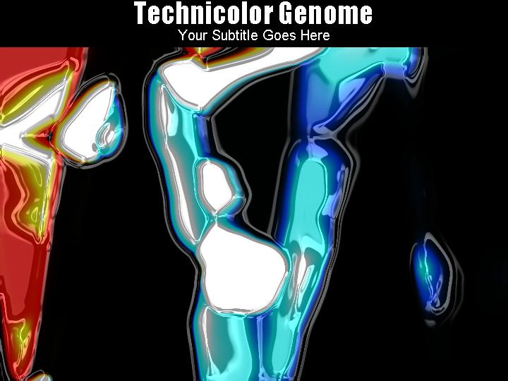 technicolor genome ppt模板