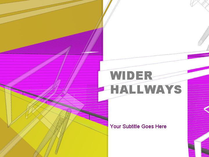 wider hallways ppt模板