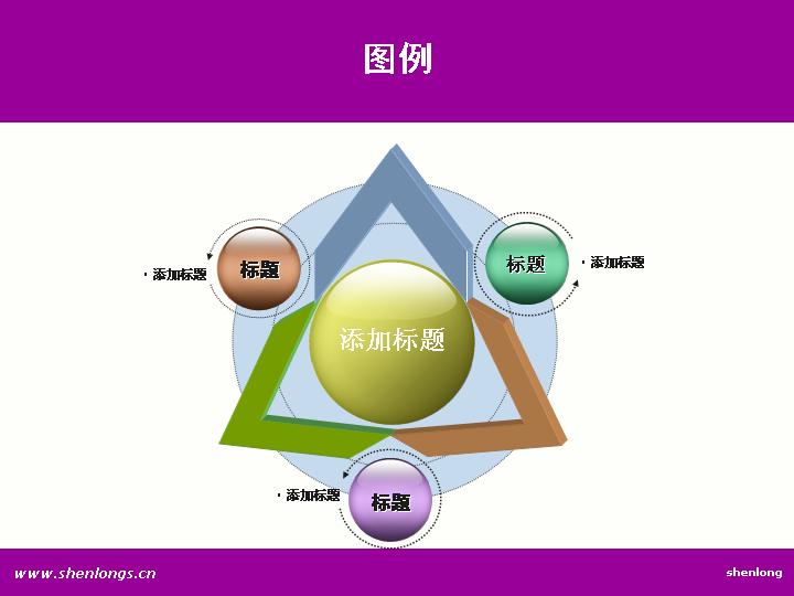 漂亮经典的PPT图表工具模板022