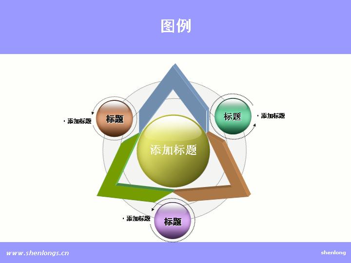 漂亮经典的PPT图表工具模板024