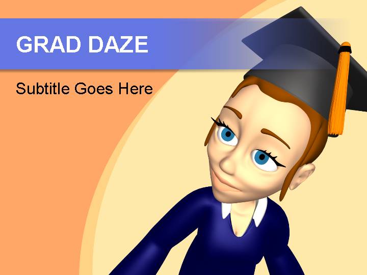 grad daze ppt模板