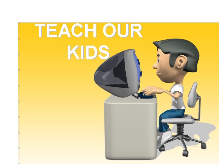 teach our kids ppt模板