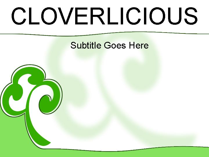 clover_licious ppt模板